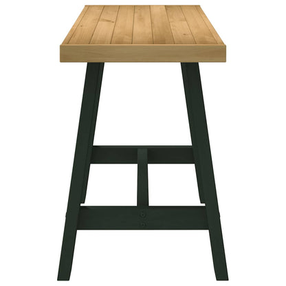 vidaXL Desk NOAIN A-Shaped Legs 120x50x75 cm Solid Wood Pine 4