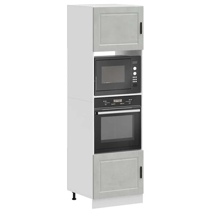 vidaXL Kitchen Base Cabinet "Porto" Engineered Wood Concrete Grey