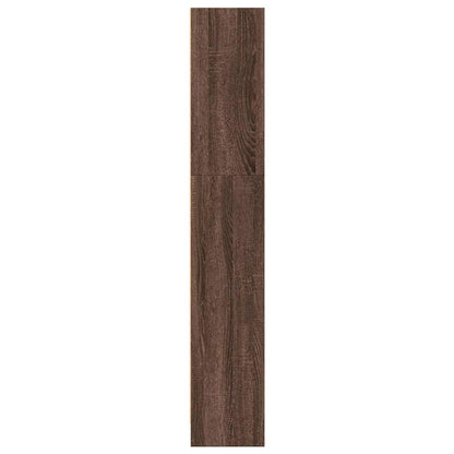 vidaXL Bookcase Brown Oak 40x24x143 cm Engineered Wood 6