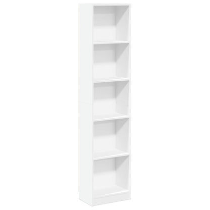 vidaXL Bookcase White 40x24x176 cm Engineered Wood 2