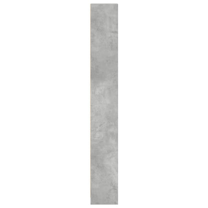 vidaXL Bookcase Concrete Grey 40x24x176 cm Engineered Wood 6