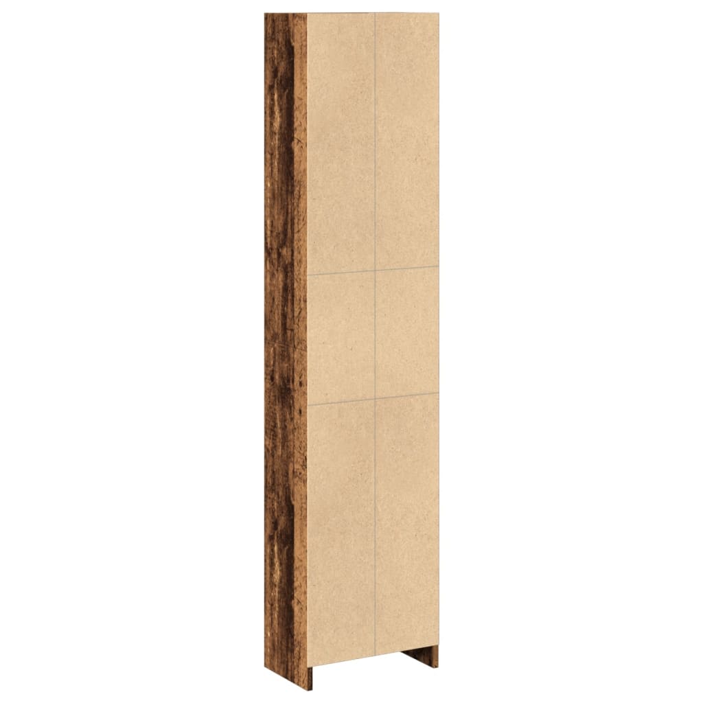 vidaXL Bookcase Old Wood 40x24x176 cm Engineered Wood 5