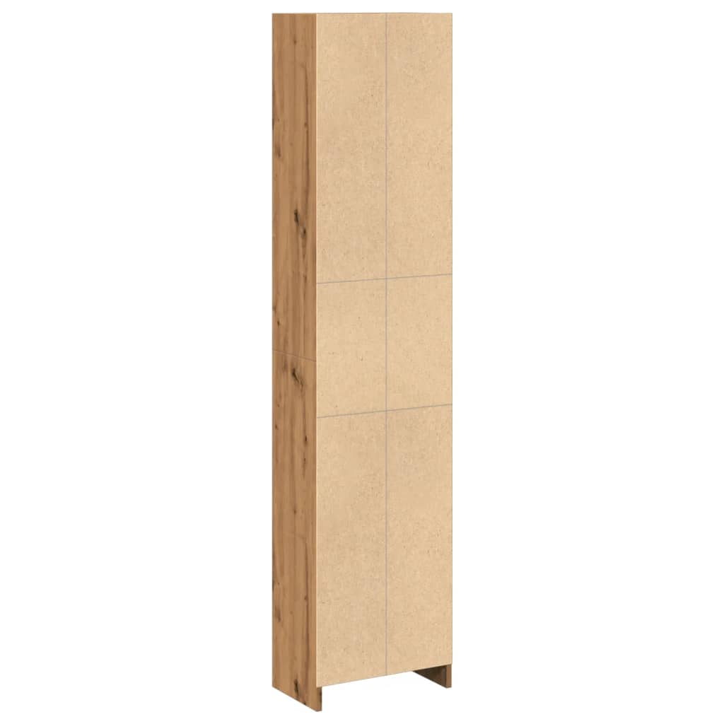 vidaXL Bookcase Artisian Oak 40x24x176 cm Engineered Wood 5