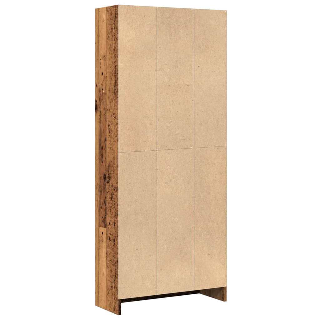 vidaXL Bookcase Old Wood 60x24x143 cm Engineered Wood 5