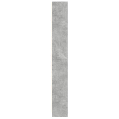 vidaXL Bookcase Concrete Grey 60x24x176 cm Engineered Wood 6