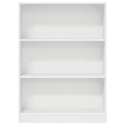 vidaXL Bookcase White 80x24x109 cm Engineered Wood 4