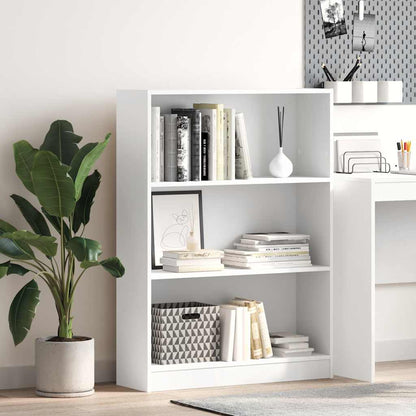 vidaXL Bookcase White 80x24x109 cm Engineered Wood 1