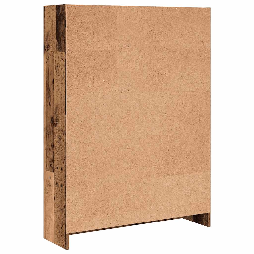 vidaXL Bookcase Old Wood 80x24x109 cm Engineered Wood 5