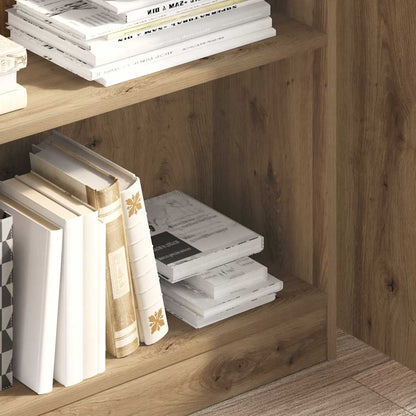 vidaXL Bookcase Artisian Oak 80x24x109 cm Engineered Wood 3