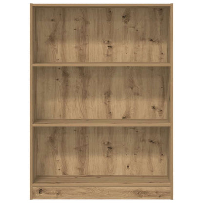vidaXL Bookcase Artisian Oak 80x24x109 cm Engineered Wood 4