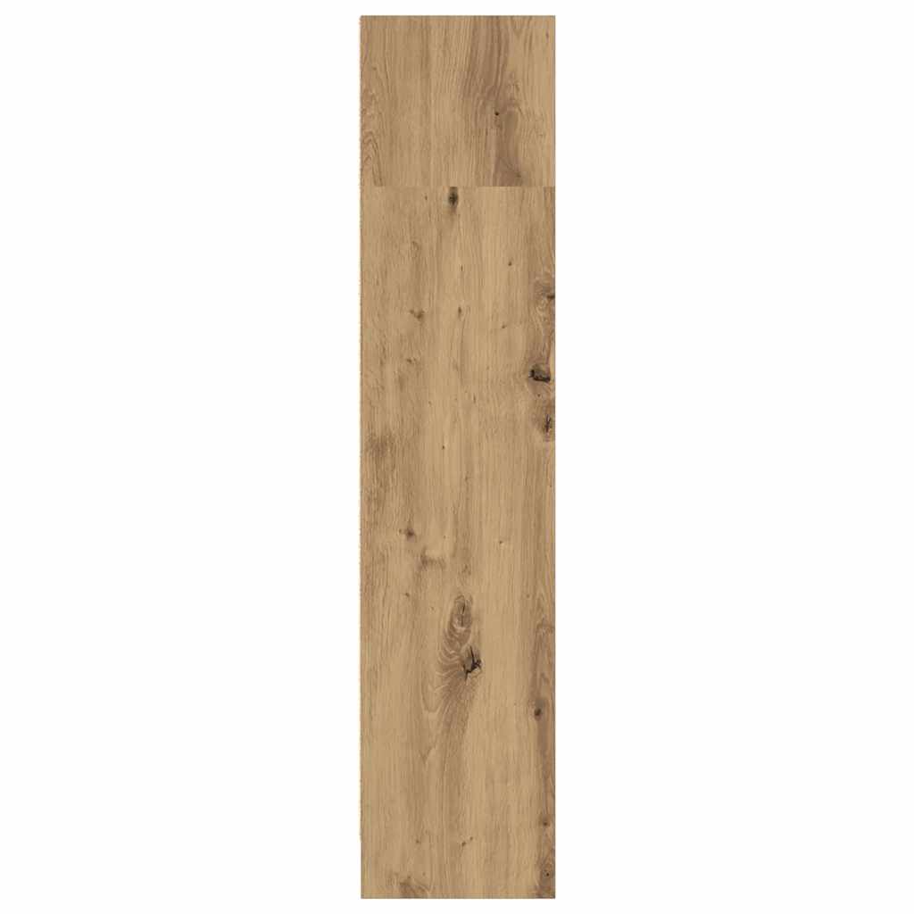vidaXL Bookcase Artisian Oak 80x24x109 cm Engineered Wood 6