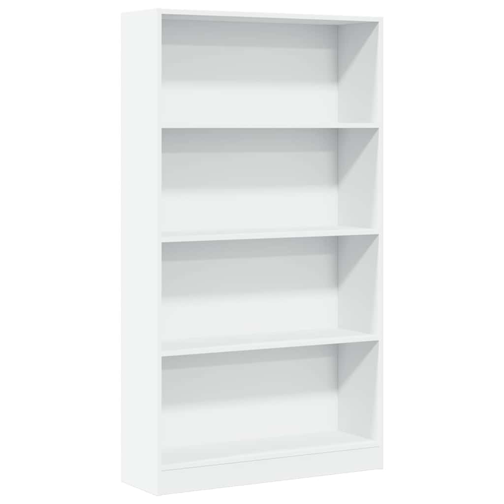 vidaXL Bookcase White 80x24x143 cm Engineered Wood 2
