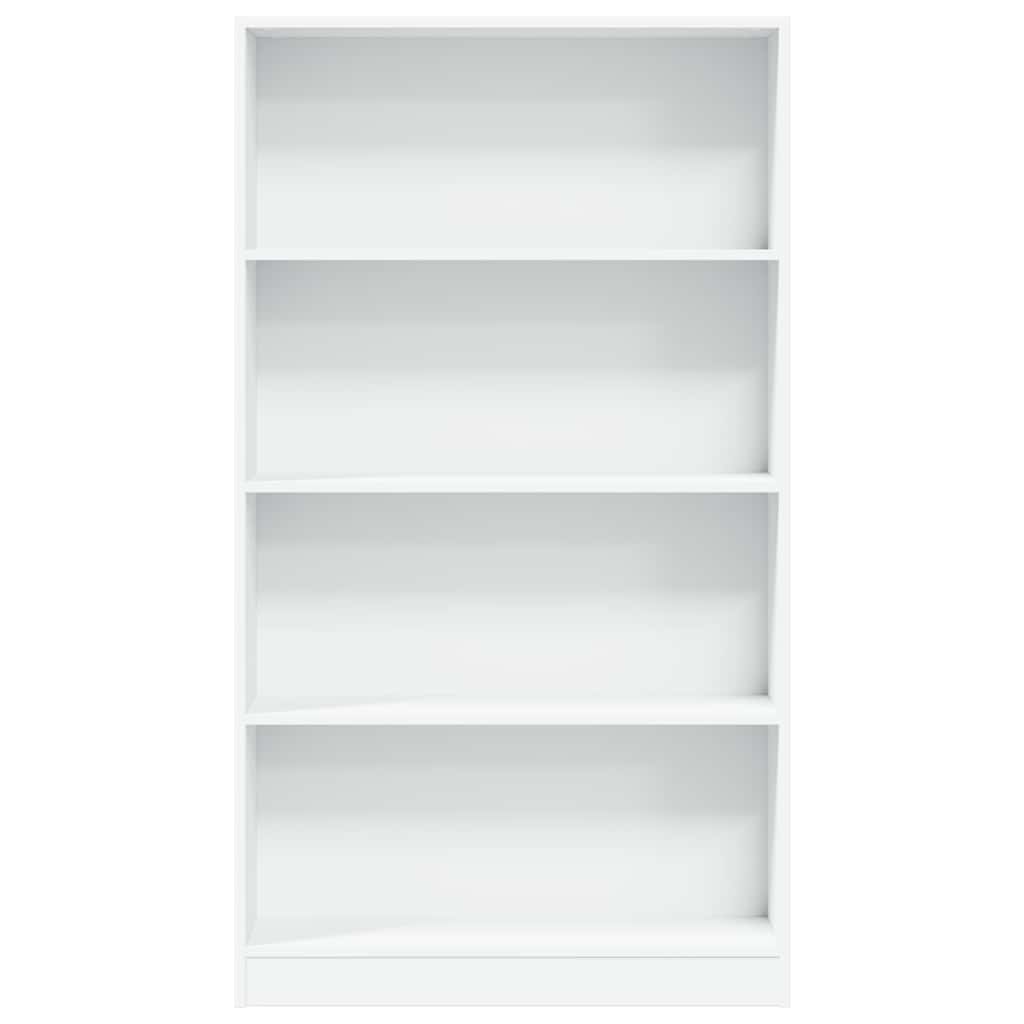 vidaXL Bookcase White 80x24x143 cm Engineered Wood 4