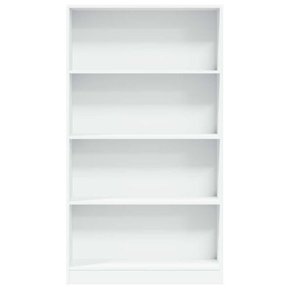vidaXL Bookcase White 80x24x143 cm Engineered Wood 4