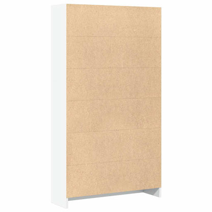 vidaXL Bookcase White 80x24x143 cm Engineered Wood 5