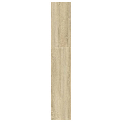 vidaXL Bookcase Sonoma Oak 80x24x143 cm Engineered Wood 6
