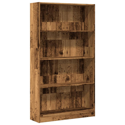vidaXL Bookcase Old Wood 80x24x143 cm Engineered Wood 2