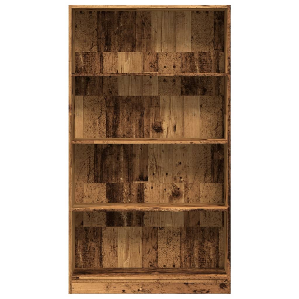 vidaXL Bookcase Old Wood 80x24x143 cm Engineered Wood 4