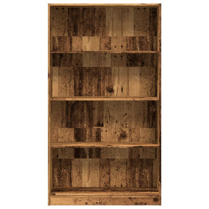 vidaXL Bookcase Old Wood 80x24x143 cm Engineered Wood 4