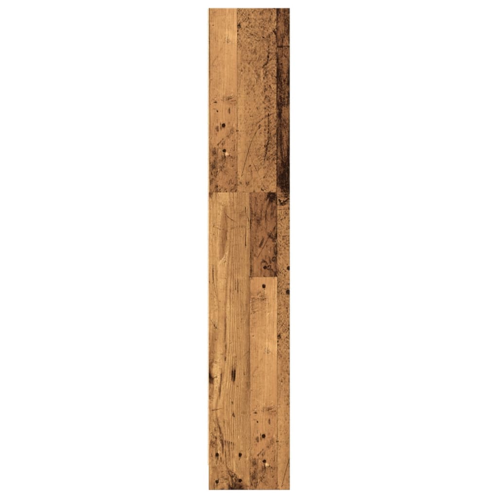 vidaXL Bookcase Old Wood 80x24x143 cm Engineered Wood 6