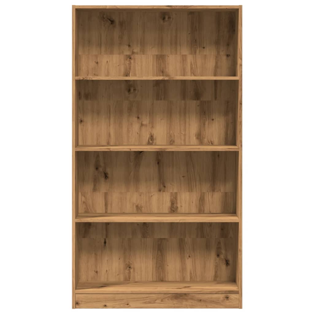 vidaXL Bookcase Artisian Oak 80x24x143 cm Engineered Wood 4
