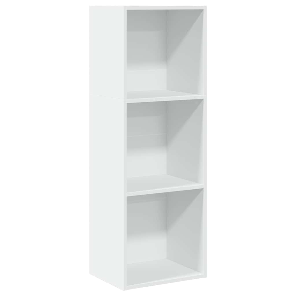vidaXL Bookcase White 40x30x114 cm Engineered Wood 2