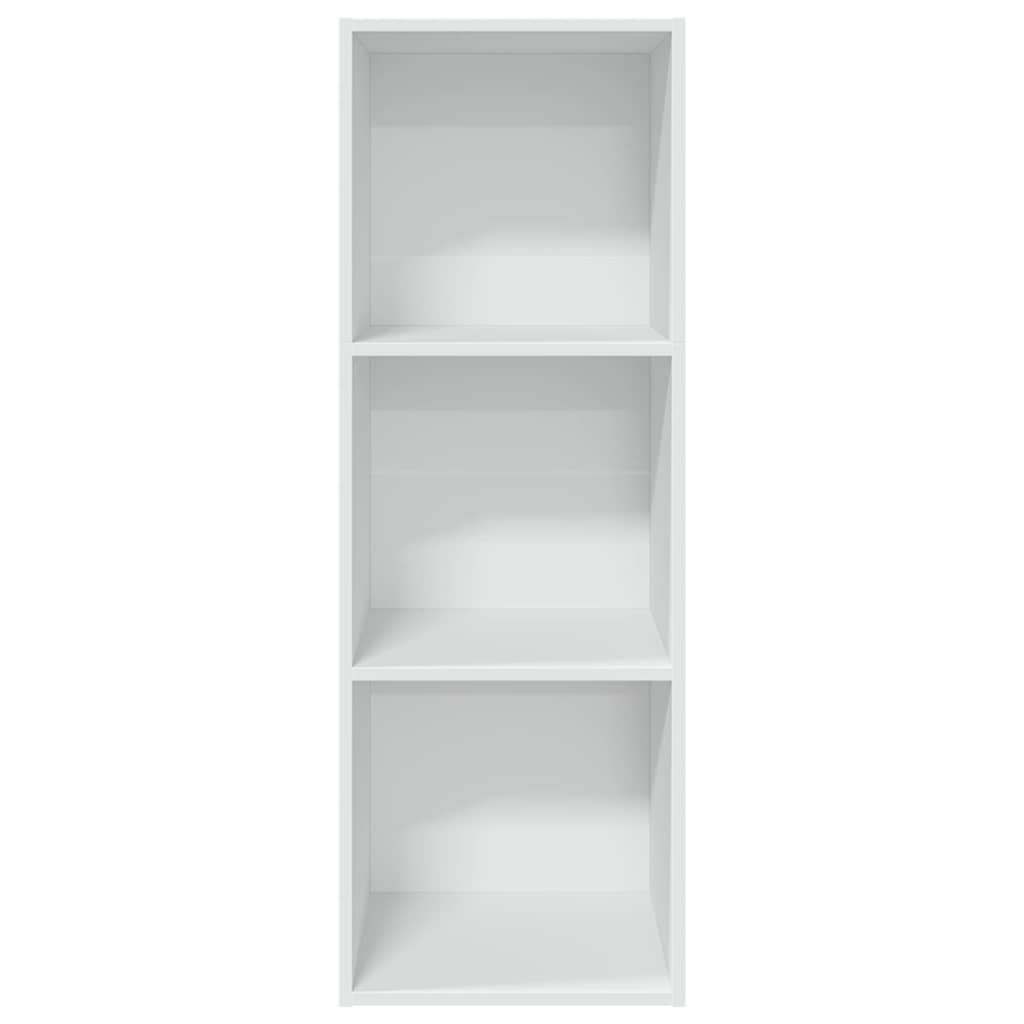 vidaXL Bookcase White 40x30x114 cm Engineered Wood 4