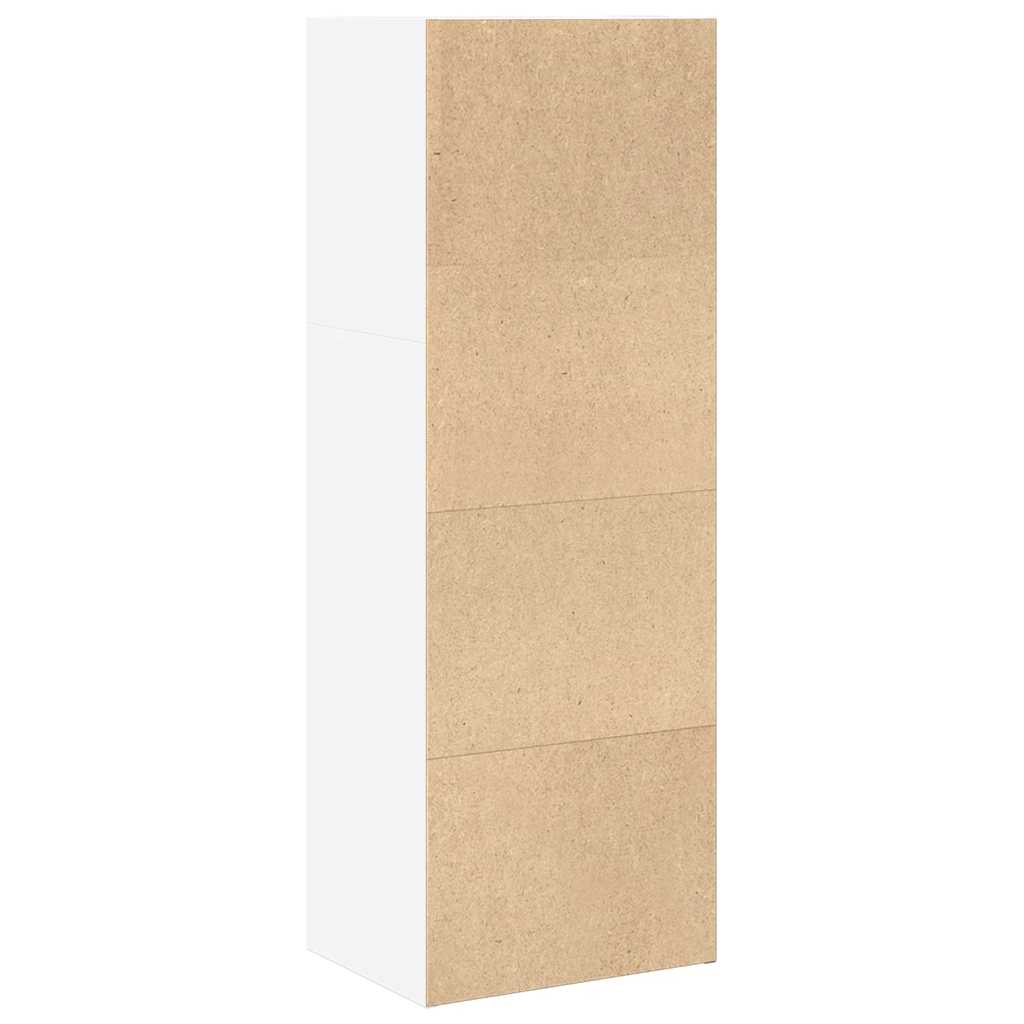vidaXL Bookcase White 40x30x114 cm Engineered Wood 5