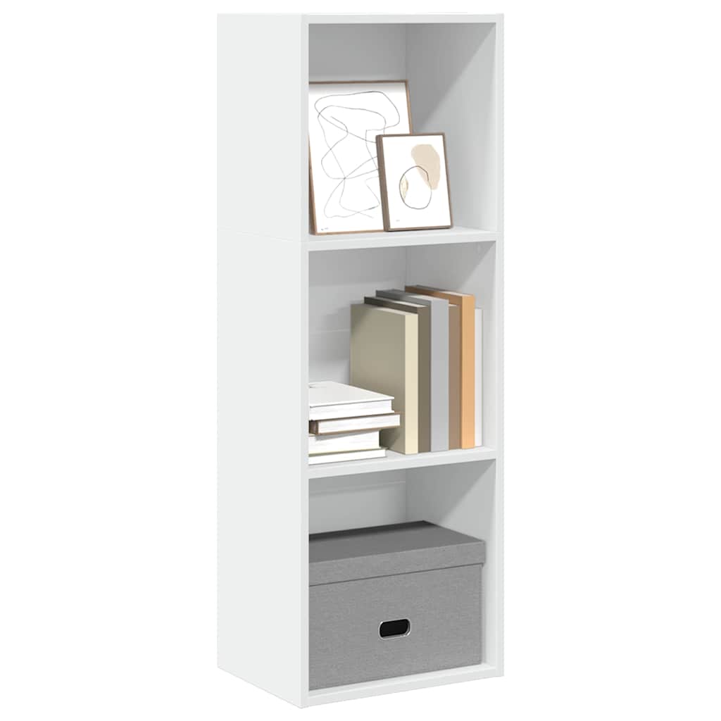 vidaXL Bookcase White 40x30x114 cm Engineered Wood 1