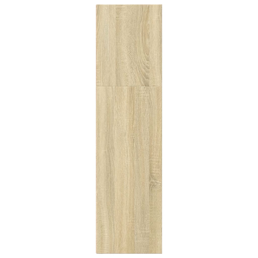 vidaXL Bookcase Sonoma Oak 40x30x114 cm Engineered Wood 6