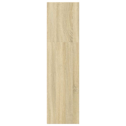 vidaXL Bookcase Sonoma Oak 40x30x114 cm Engineered Wood 6