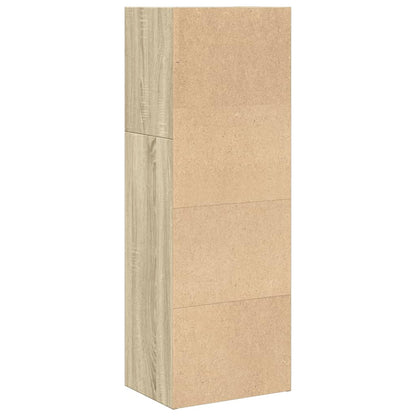 vidaXL Bookcase Sonoma Oak 40x30x114 cm Engineered Wood 5