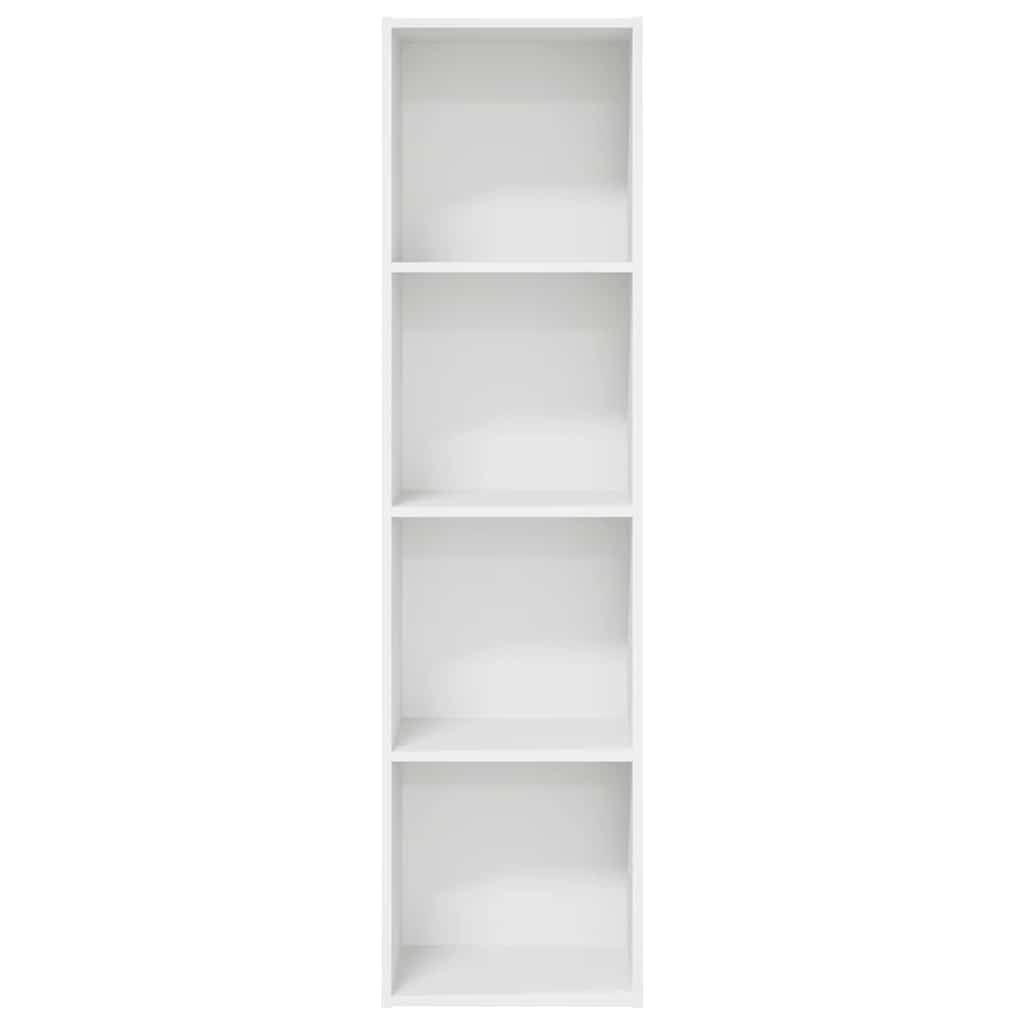 vidaXL Bookcase White 40x30x152 cm Engineered Wood 5