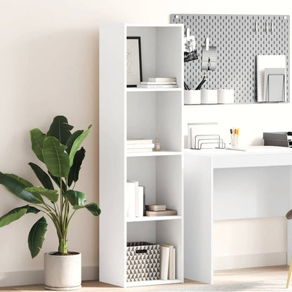vidaXL Bookcase White 40x30x152 cm Engineered Wood 1