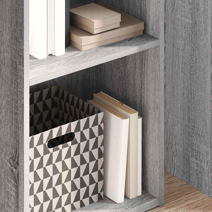 vidaXL Bookcase Grey Sonoma 40x30x152 cm Engineered Wood 3
