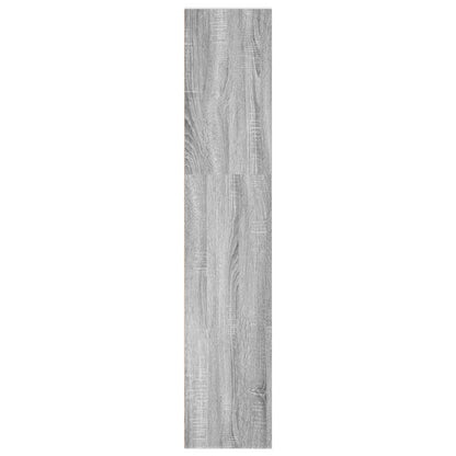 vidaXL Bookcase Grey Sonoma 40x30x152 cm Engineered Wood 6