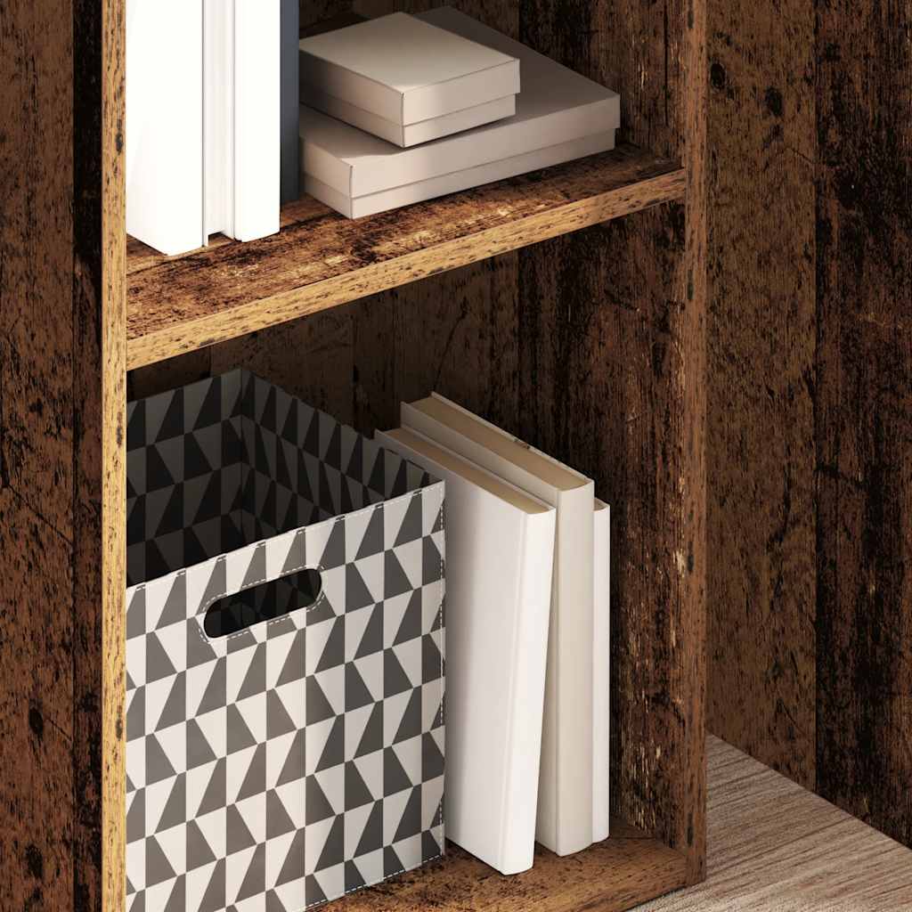 vidaXL Bookcase Old Wood 40x30x152 cm Engineered Wood 3