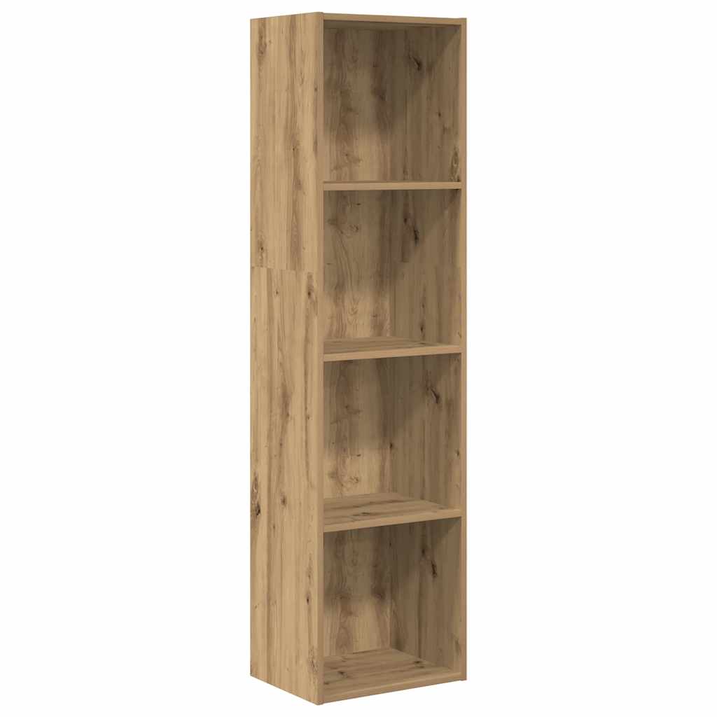 vidaXL Bookcase Artisian Oak 40x30x152 cm Engineered Wood 2