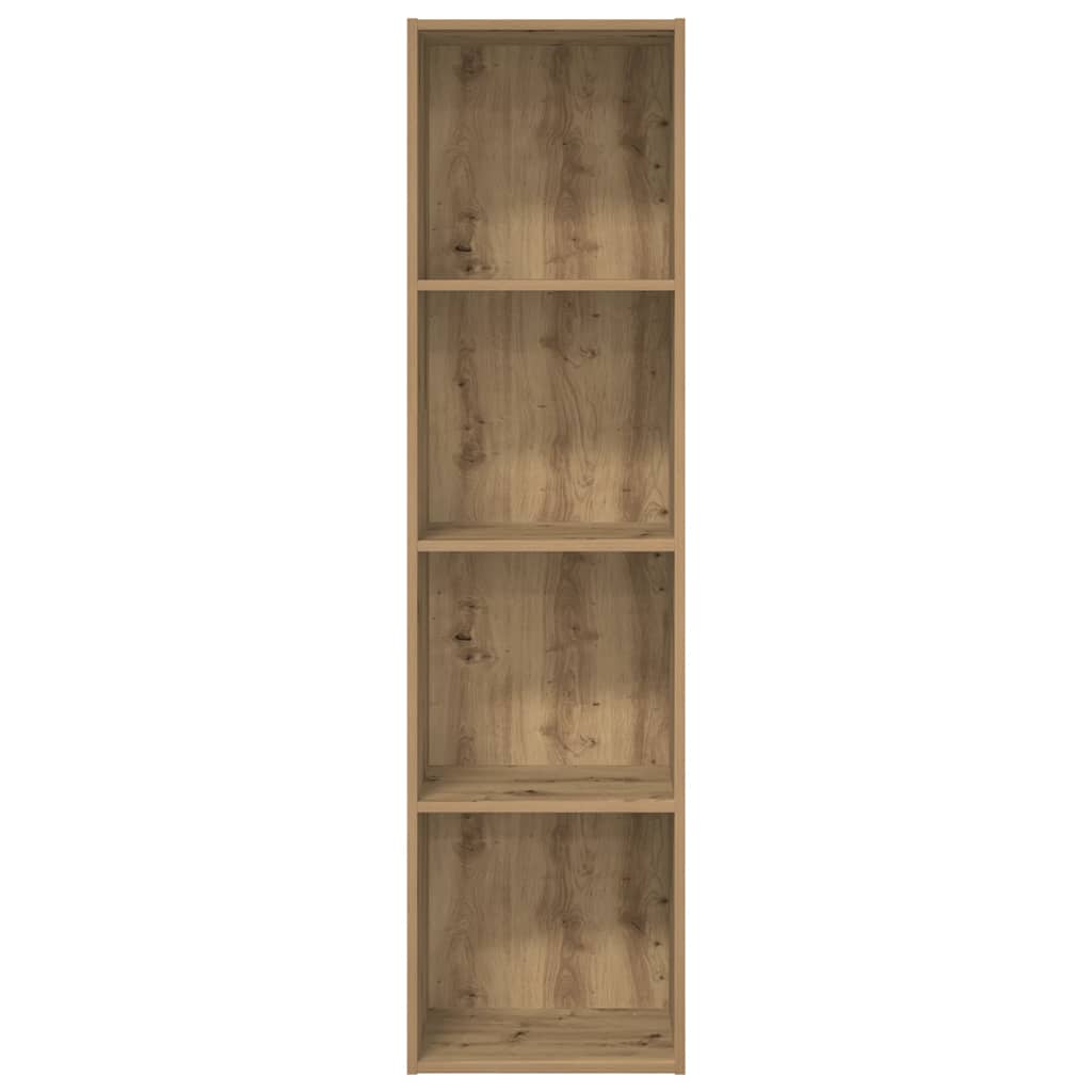 vidaXL Bookcase Artisian Oak 40x30x152 cm Engineered Wood 4