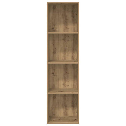 vidaXL Bookcase Artisian Oak 40x30x152 cm Engineered Wood 4
