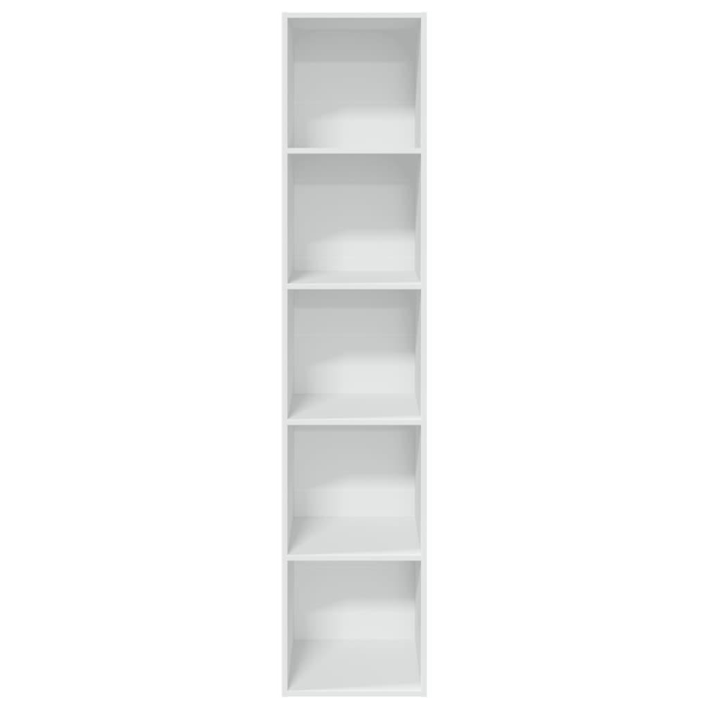 vidaXL Bookcase White 40x30x189 cm Engineered Wood 4