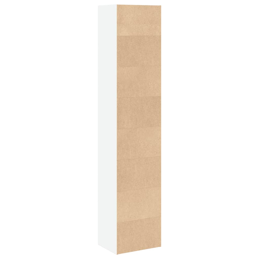vidaXL Bookcase White 40x30x189 cm Engineered Wood 6