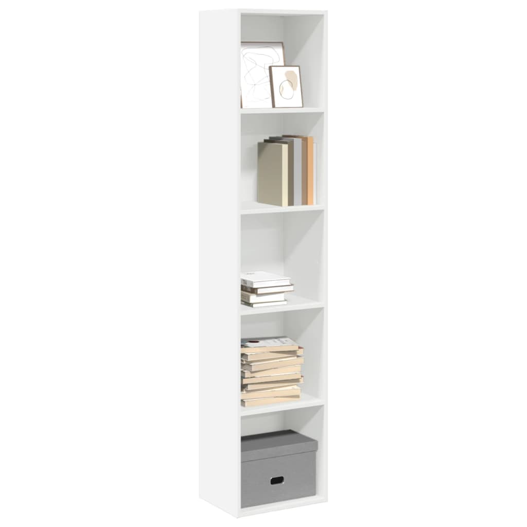 vidaXL Bookcase White 40x30x189 cm Engineered Wood 1