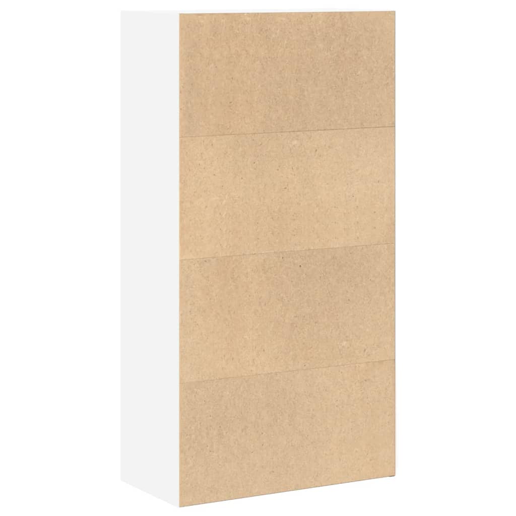 vidaXL Bookcase White 60x30x114 cm Engineered Wood 5