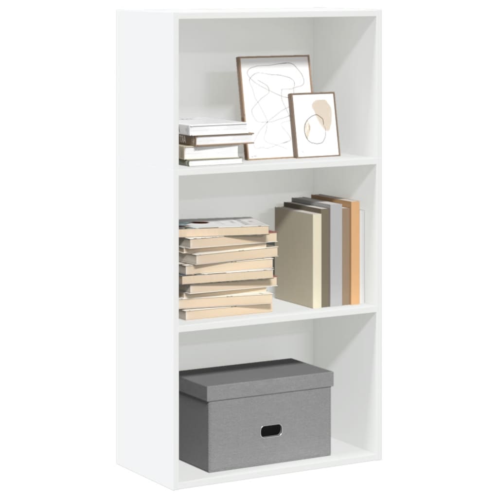vidaXL Bookcase White 60x30x114 cm Engineered Wood 1