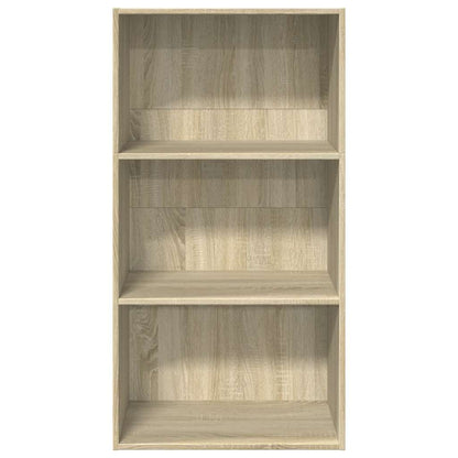 vidaXL Bookcase Sonoma Oak 60x30x114 cm Engineered Wood 4