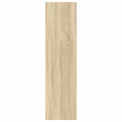 vidaXL Bookcase Sonoma Oak 60x30x114 cm Engineered Wood 6