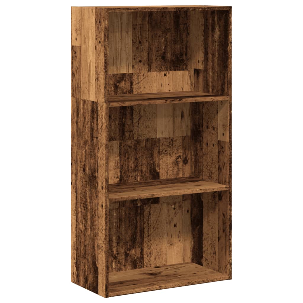vidaXL Bookcase Old Wood 60x30x114 cm Engineered Wood 2