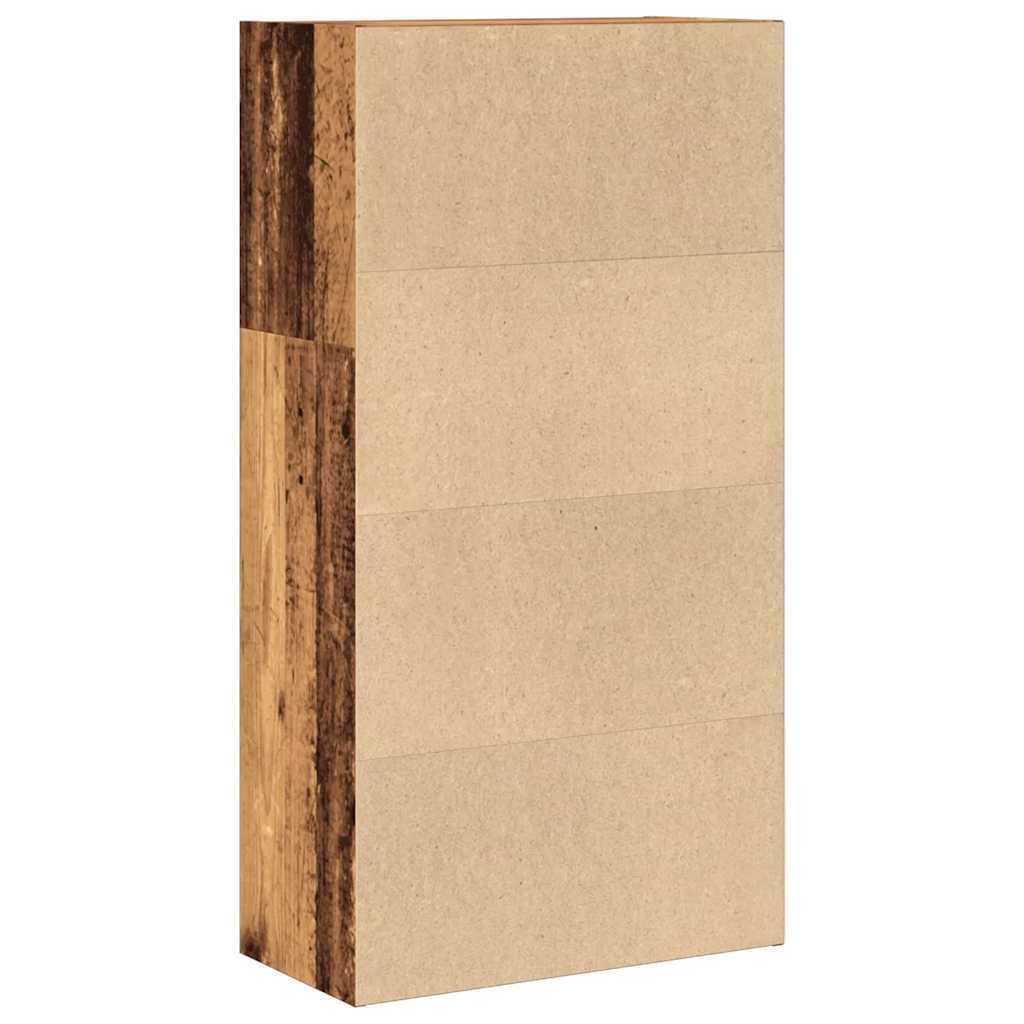 vidaXL Bookcase Old Wood 60x30x114 cm Engineered Wood 5