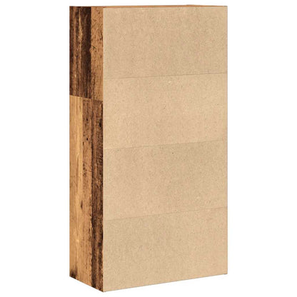 vidaXL Bookcase Old Wood 60x30x114 cm Engineered Wood 5